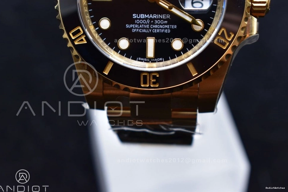 116618 VR Black Steel Best YG Plated LN Ceramic 1:1 Edition UrbanStyle Clean Submariner 465 904L 0212